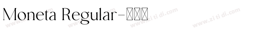 Moneta Regular字体转换